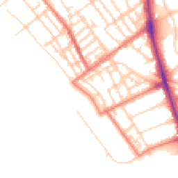 Daytime road noise heatmap for L22 5PR