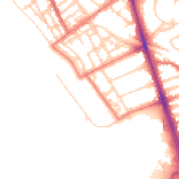 Daytime road noise heatmap for L22 5PT