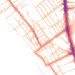 Daytime road noise heatmap for L22 5PW