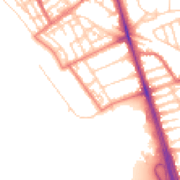 Daytime road noise heatmap for L22 5PY