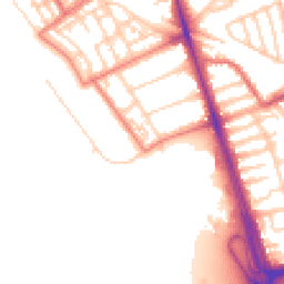 Daytime road noise heatmap for L22 5PZ