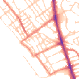Daytime road noise heatmap for L22 5QD