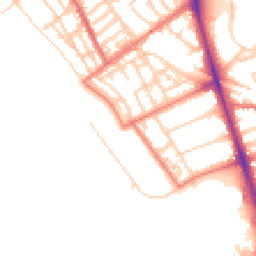 Daytime road noise heatmap for L22 5QN