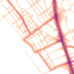 Daytime road noise heatmap for L22 5QU