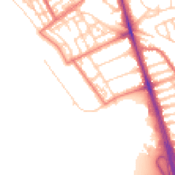 Daytime road noise heatmap for L22 5QW