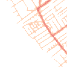 Daytime road noise heatmap for L22 6QE