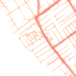 Daytime road noise heatmap for L22 6QF