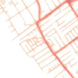 Daytime road noise heatmap for L22 6QN