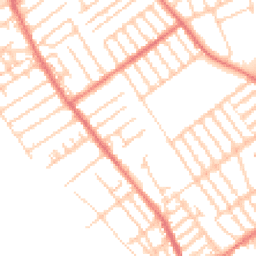 Daytime road noise heatmap for L22 7RA