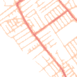 Daytime road noise heatmap for L22 7RF