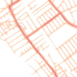 Daytime road noise heatmap for L22 7RQ