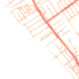 Daytime road noise heatmap for L22 7RR
