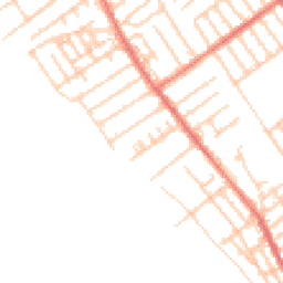 Daytime road noise heatmap for L22 7RT
