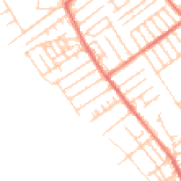 Daytime road noise heatmap for L22 7RW