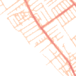 Daytime road noise heatmap for L22 7RY