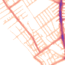 Daytime road noise heatmap for L22 9QA