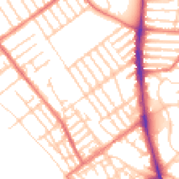 Daytime road noise heatmap for L22 9QB