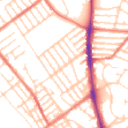 Daytime road noise heatmap for L22 9QD