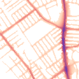 Daytime road noise heatmap for L22 9QJ