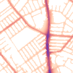 Daytime road noise heatmap for L22 9QL