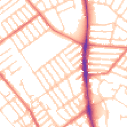 Daytime road noise heatmap for L22 9QN