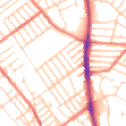 Daytime road noise heatmap for L22 9QR