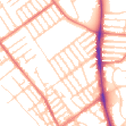 Daytime road noise heatmap for L22 9QT