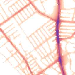 Daytime road noise heatmap for L22 9QU
