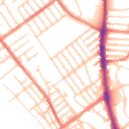 Daytime road noise heatmap for L22 9QX