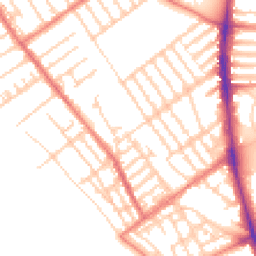 Daytime road noise heatmap for L22 9RH