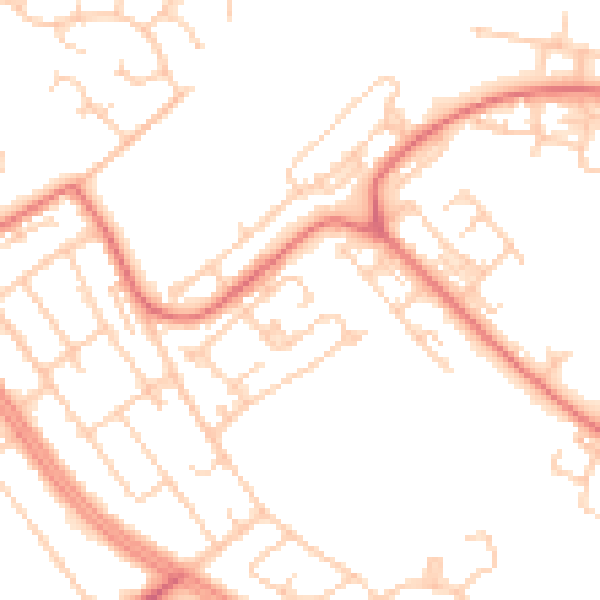 Daytime road noise heatmap for L28 0QA