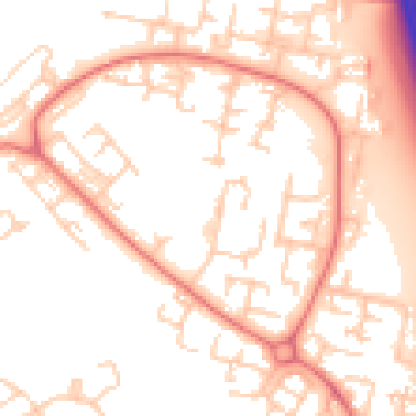 Daytime road noise heatmap for L28 1AB