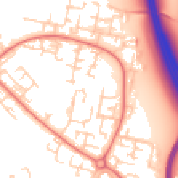 Daytime road noise heatmap for L28 1AD