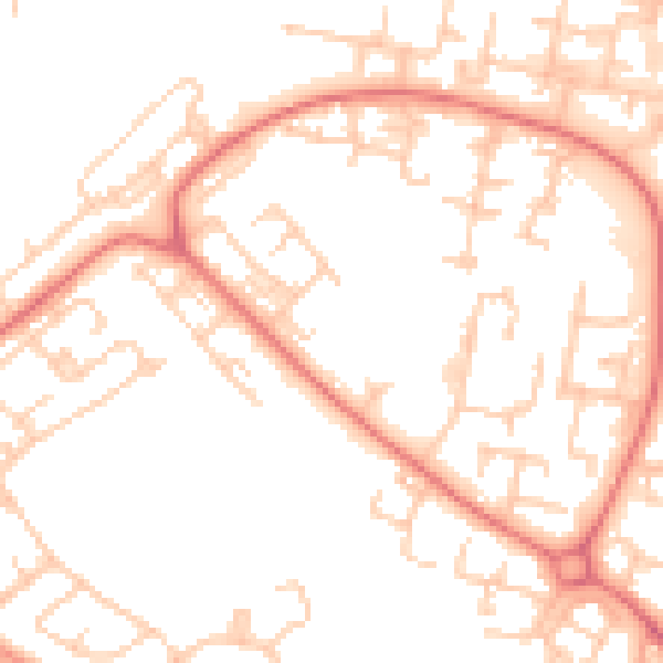 Daytime road noise heatmap for L28 1AF