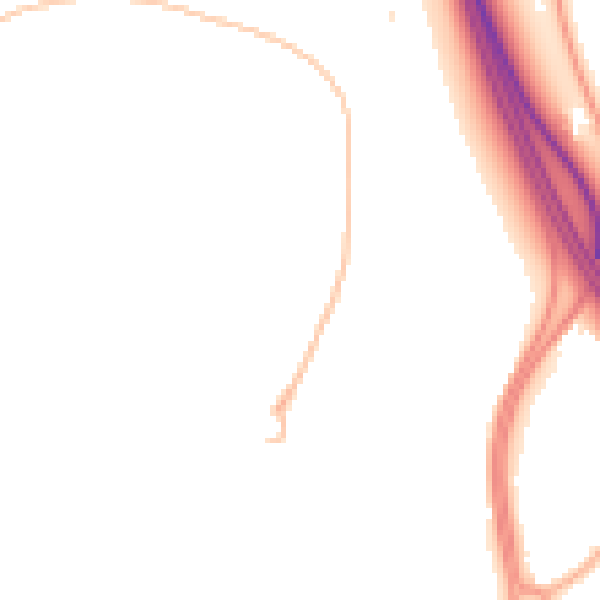 Night-time road noise heatmap for L28 1NU