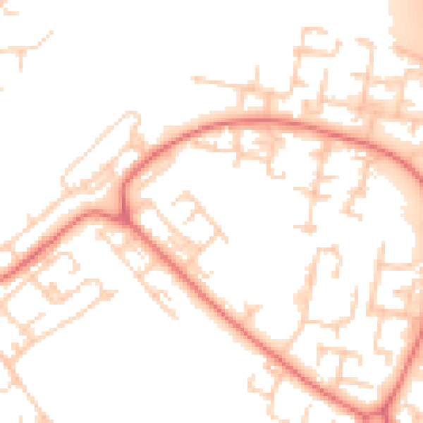 Daytime road noise heatmap for L28 1RG