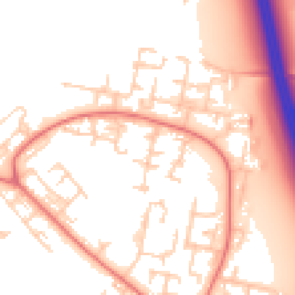 Daytime road noise heatmap for L28 1RP