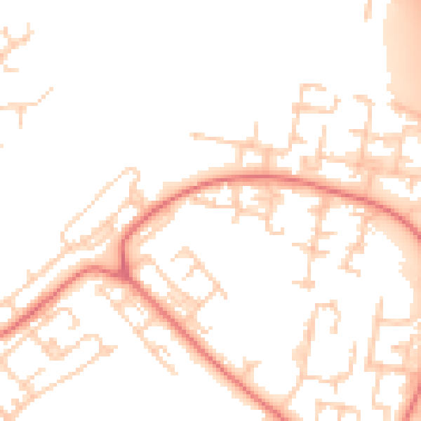 Daytime road noise heatmap for L28 1RR