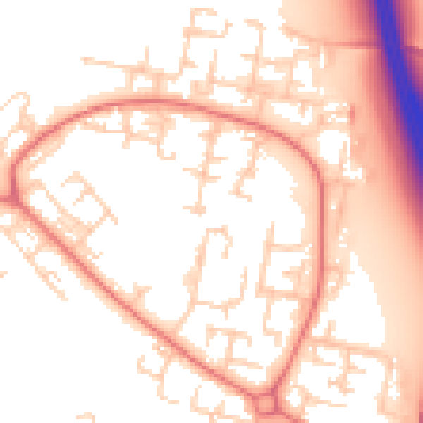 Daytime road noise heatmap for L28 1RW
