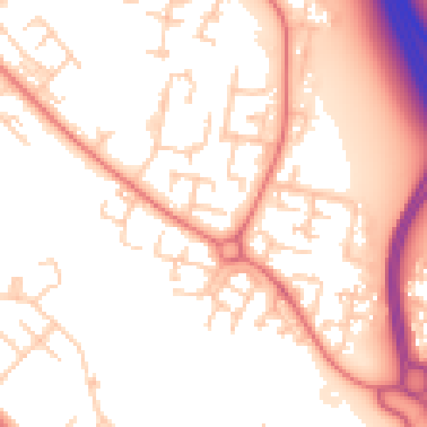Daytime road noise heatmap for L28 1SD
