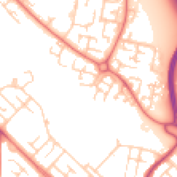Daytime road noise heatmap for L28 3QA