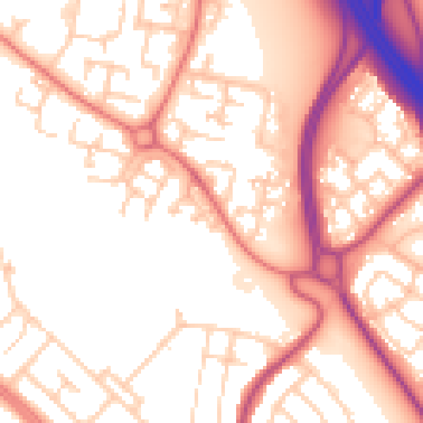 Daytime road noise heatmap for L28 3QB