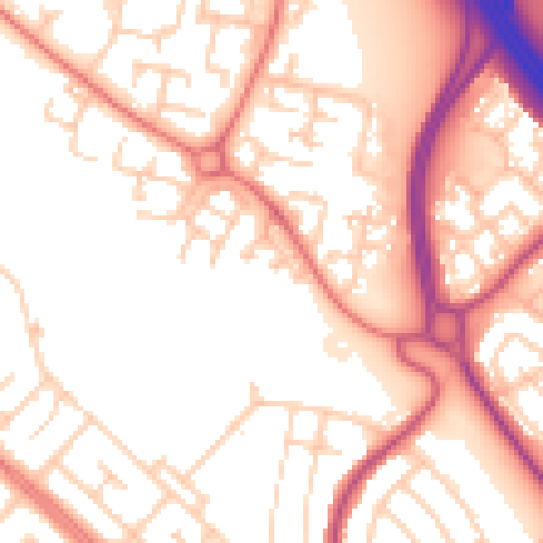 Daytime road noise heatmap for L28 3QE