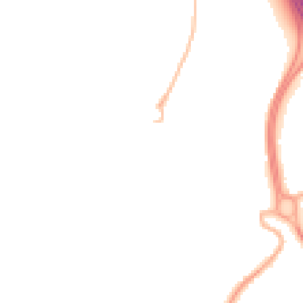 Night-time road noise heatmap for L28 3QF