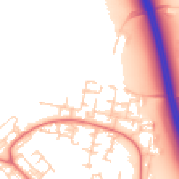 Daytime road noise heatmap for L28 4ED