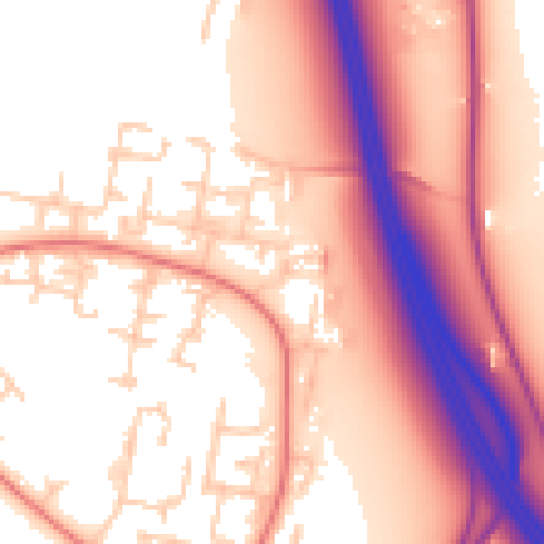 Daytime road noise heatmap for L28 4ET