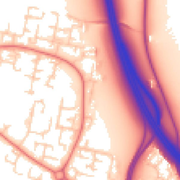Daytime road noise heatmap for L28 5RD