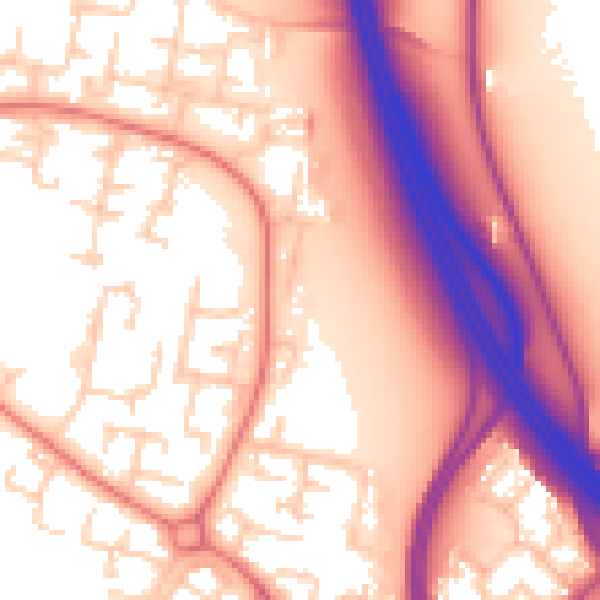 Daytime road noise heatmap for L28 5RF