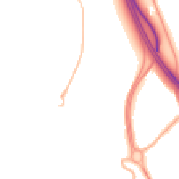 Night-time road noise heatmap for L28 5RJ