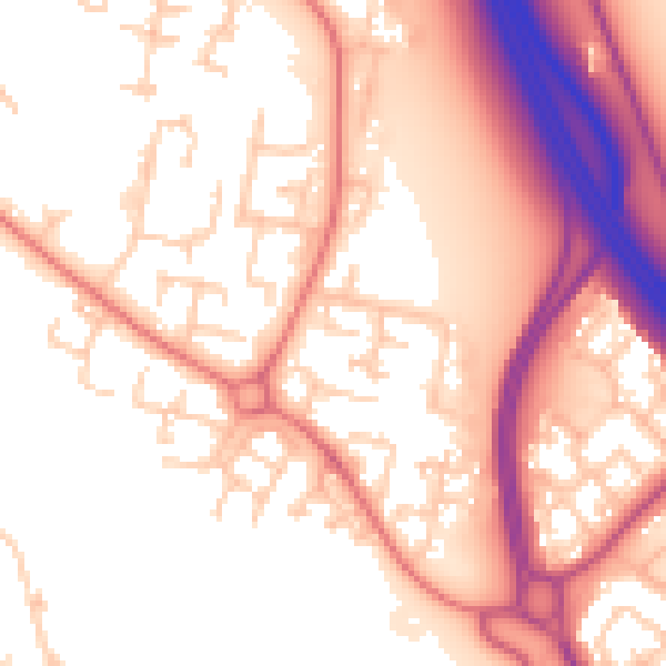 Daytime road noise heatmap for L28 5RL